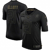Nike Cowboys 21 Ezekiel Elliott Black 2020 Salute To Service Limited Jersey Dyin,baseball caps,new era cap wholesale,wholesale hats